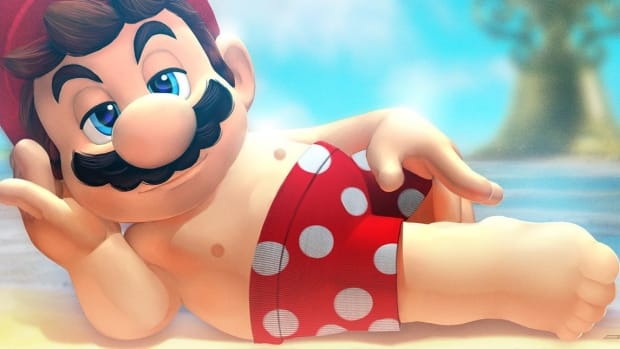 Mario nipples in Odyssey