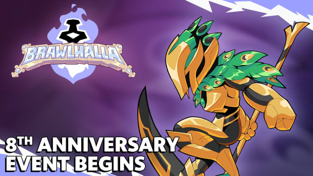 Brawlhalla esports and 8th anniversary celebration splash