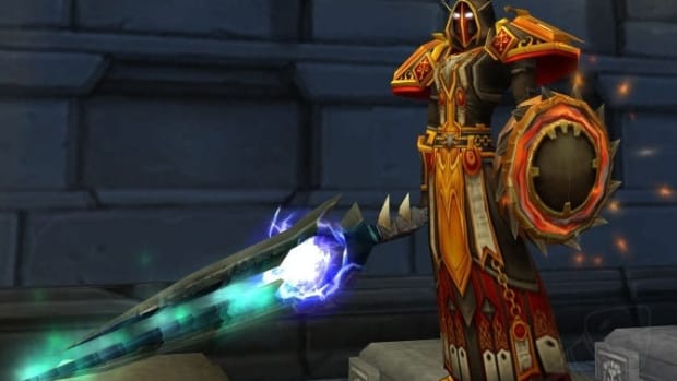 Paladin Tier 2 Judgement Armor transmog set in World of Warcraft.