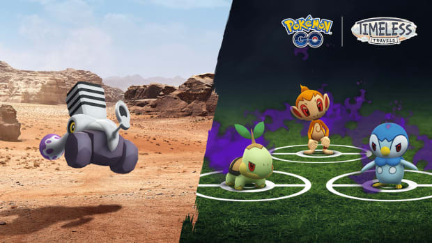 Vroom and the Gen 4 Shadow Starters in Pokémon GO.