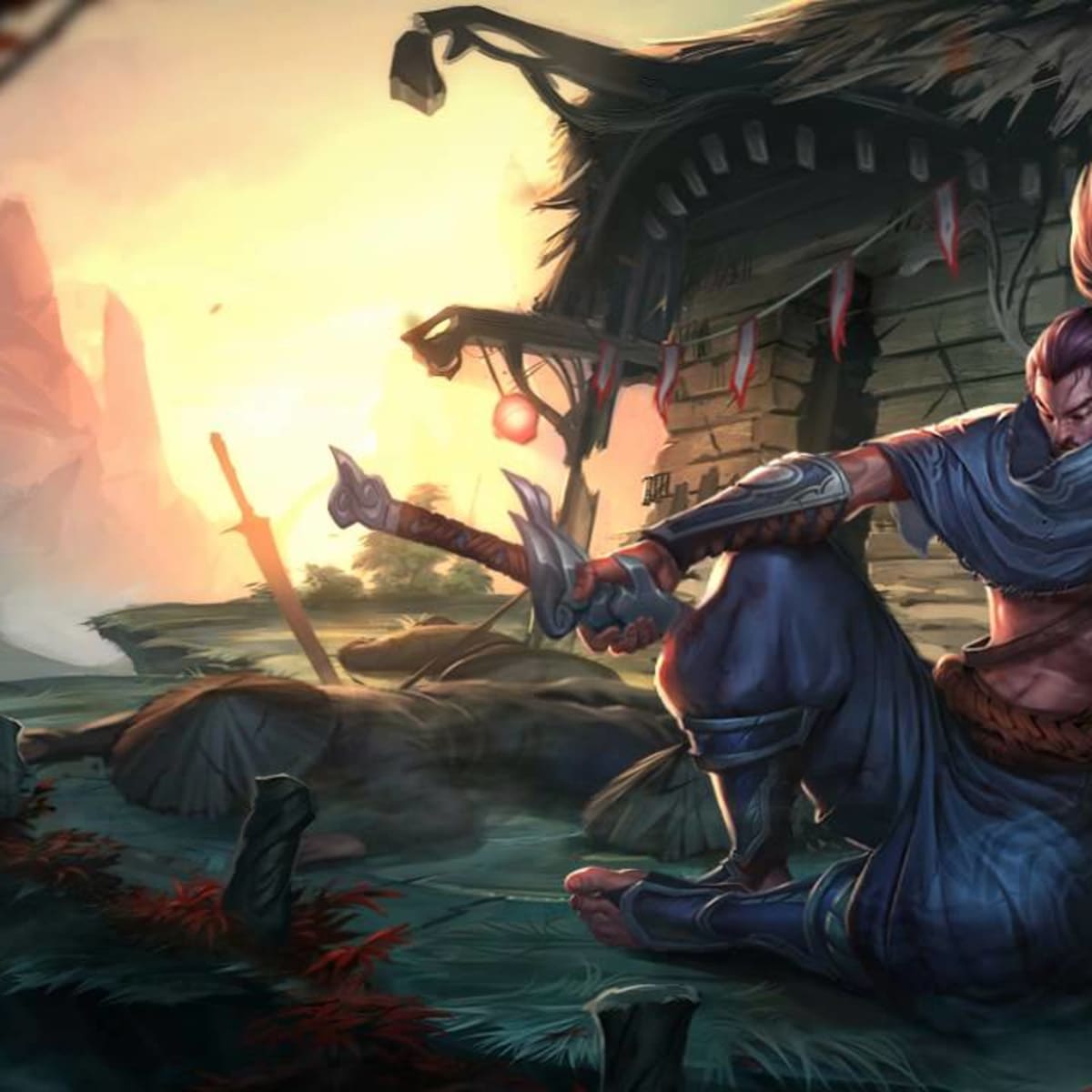 League of Legends Yasuo Hintergrundbild