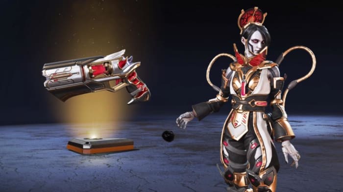 A Legendary recolored Catalyst skin from Apex Legends Death Dynasty Collection Event.