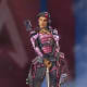 Loba's 'Magenta Militant' cosmetic legendary skin in Apex Legends.