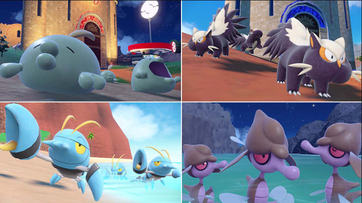 Gulpin, Stunky, Skrelp, and Clauncher Outbreak Pokémon Scarlet & Violet Guide