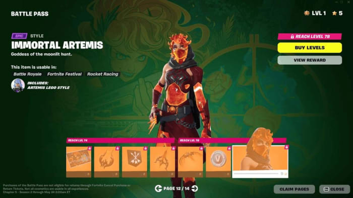 Fortnite Chapter 5 Season 2 Battle Pass All Skins Cost And More Esports Illustrated 4988