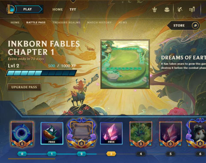 Teamfight Tactics Inkborn Fables Battle Pass 1 - Rewards, Battle Pass+ ...