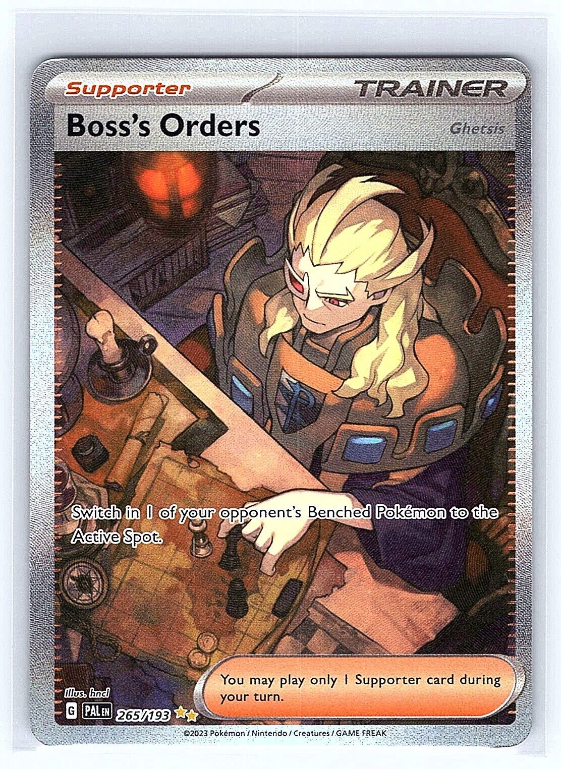 Boss's Orders trainer card