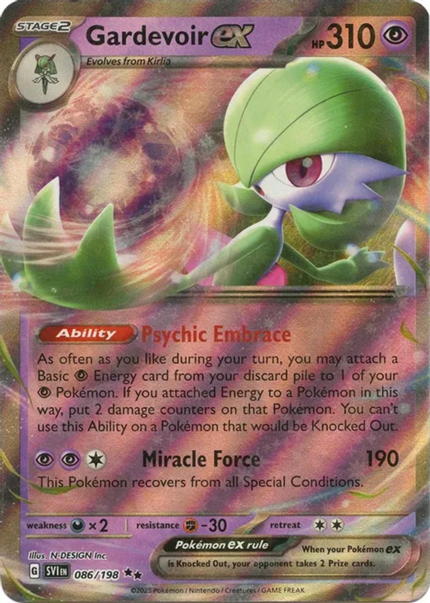 Gardevoir EX Pokemon TCG card