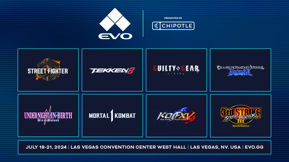 The top 8 games of Evo 2024