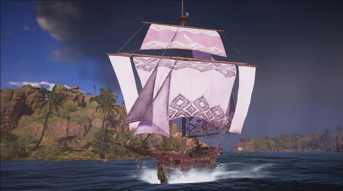 A Barge ship in Ubisoft's Skull and Bones game.