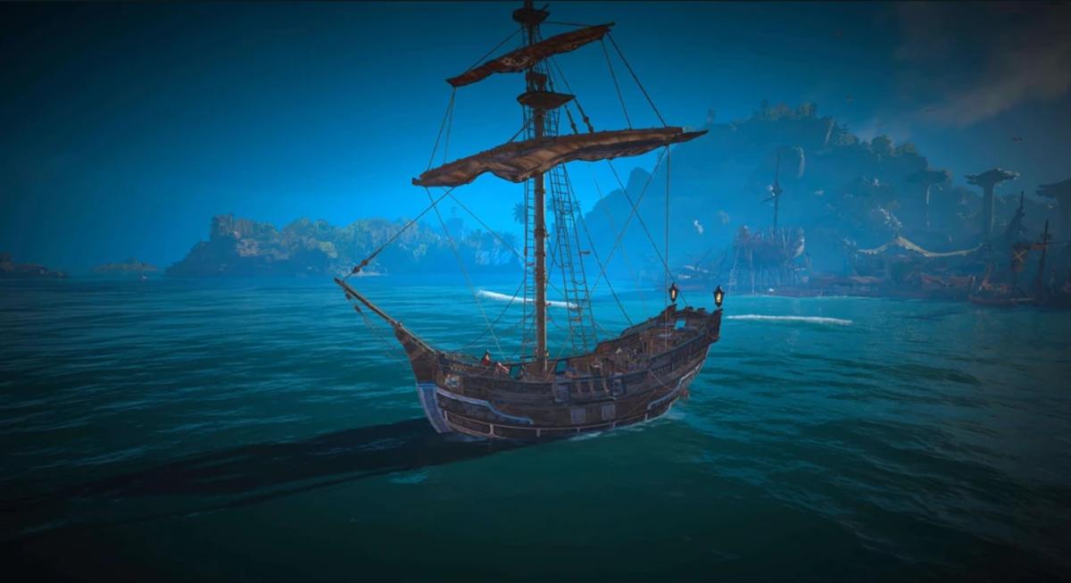 A Cutter ship in Ubisoft's Skull and Bones game.