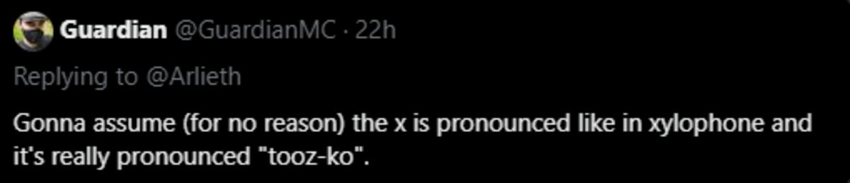 The official account did say it is pronounced how it is spelled.