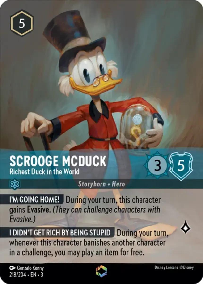 Scrooge McDuck Richest Duck in the World Into the Inklands