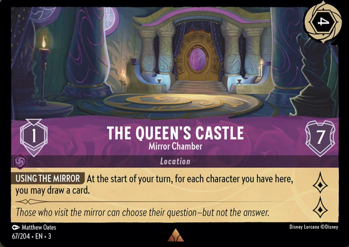 The Queen's Castle Mirror Chamber location
