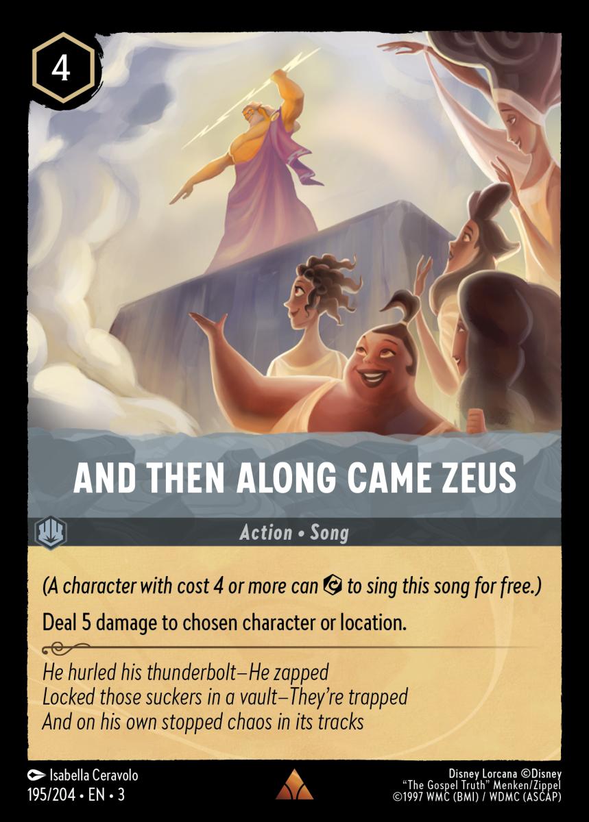 And Then Along Came Zeus Into the Inklands
