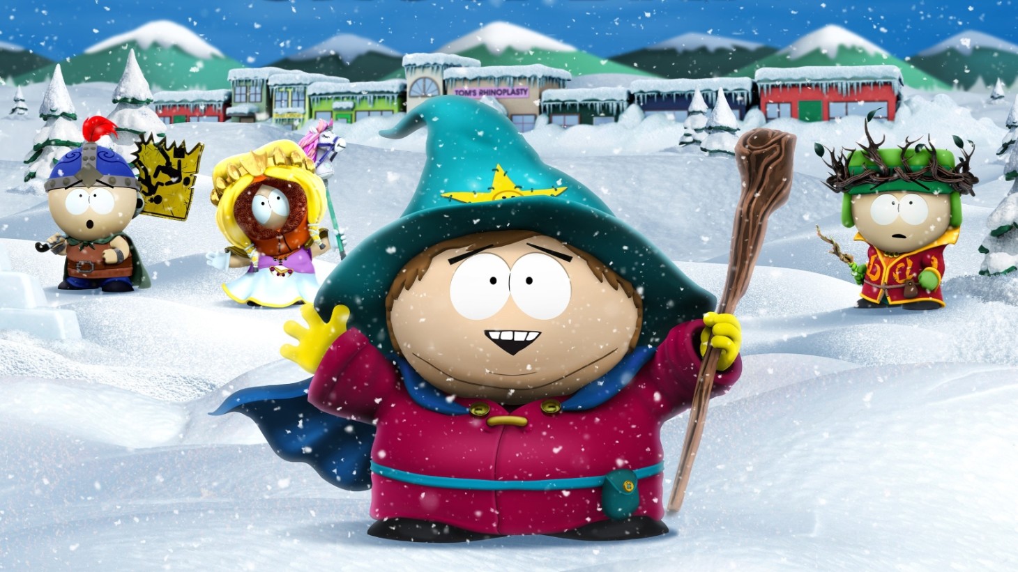 Core four in South Park Snow Day