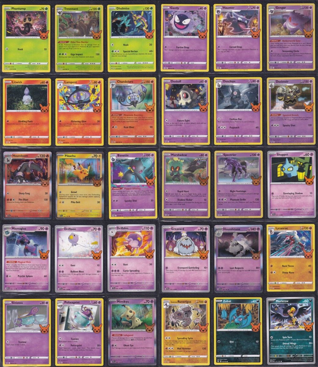 Trick or Trade booster card list
