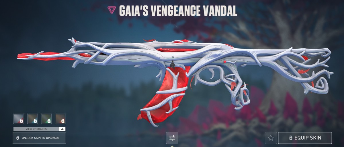 gaia's vengance vandal skin valorant