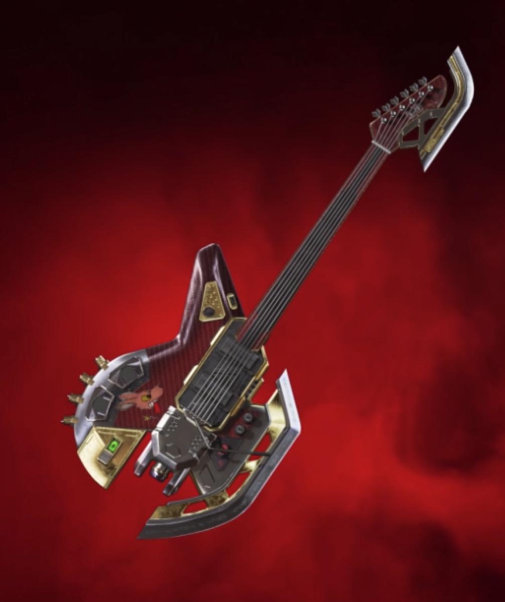 Fuse's Heirloom in Apex Legends, the Razor's Edge, introduced in the Harbinger Collection Event.