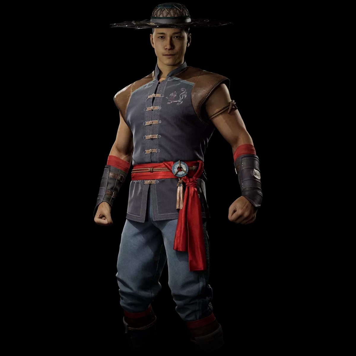 Kung Lao character art in mk1