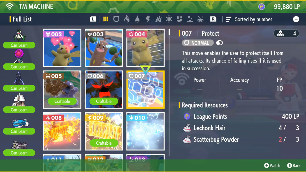 New TM updates in Pokemon The Teal Mask