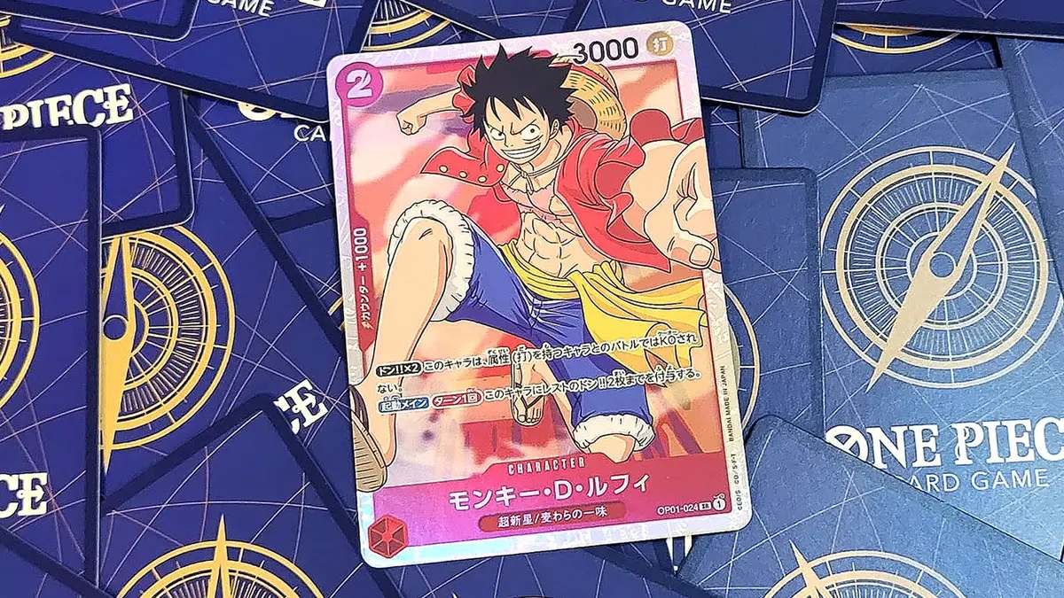 One Piece card game Luffy