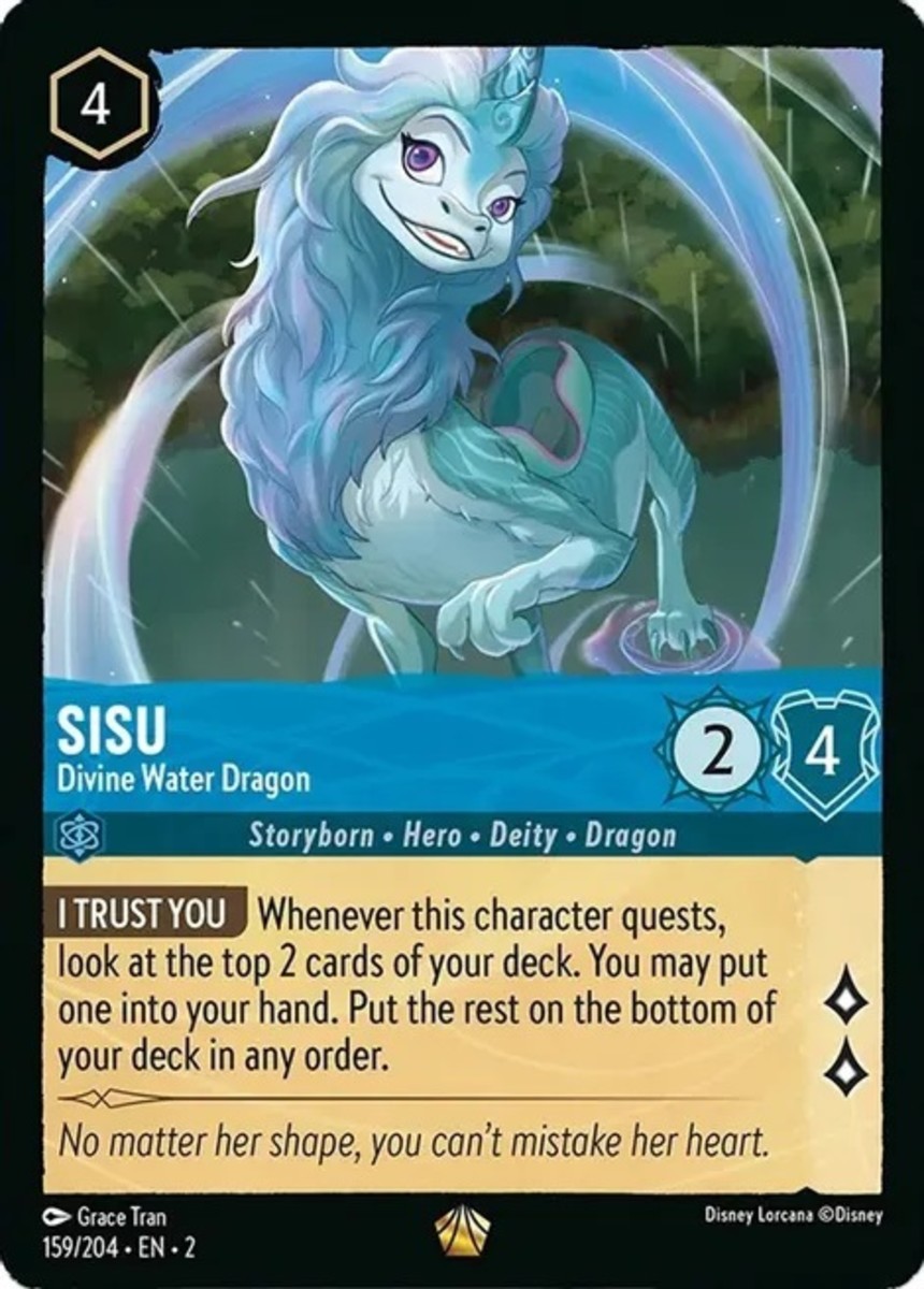 Sisu Divine Water Dragon card