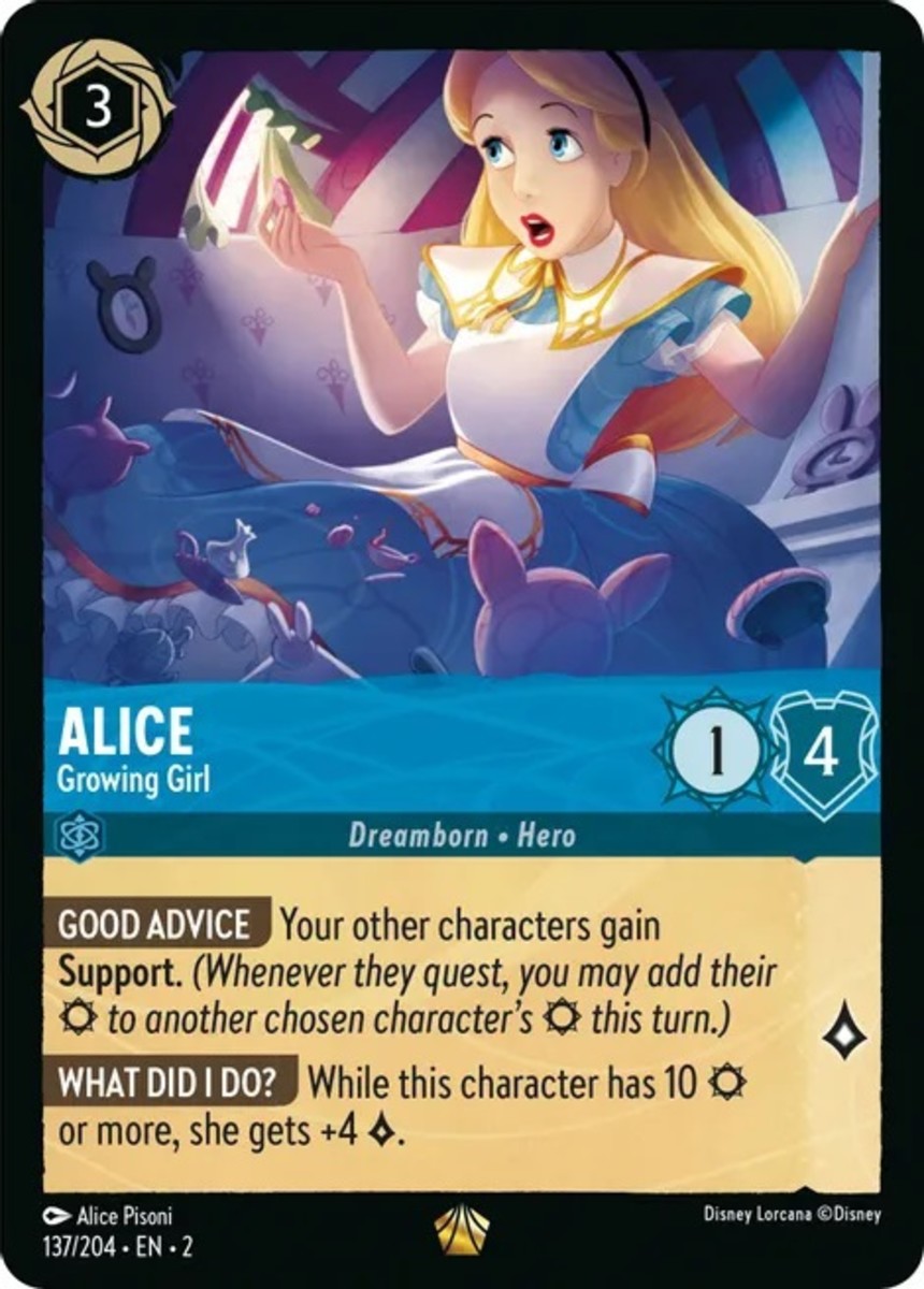 Alice Growing Girl card
