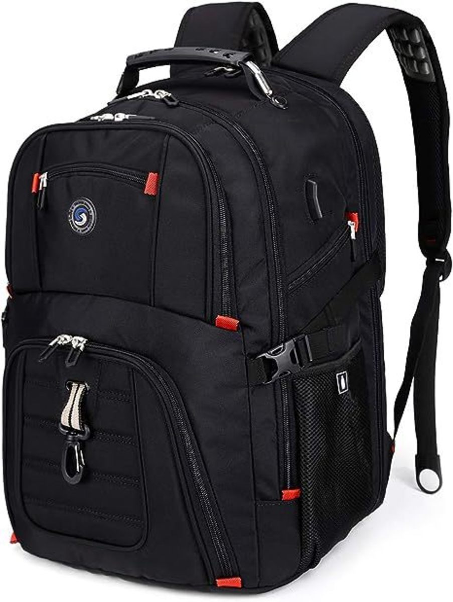 Gaming backpack with laptop holder