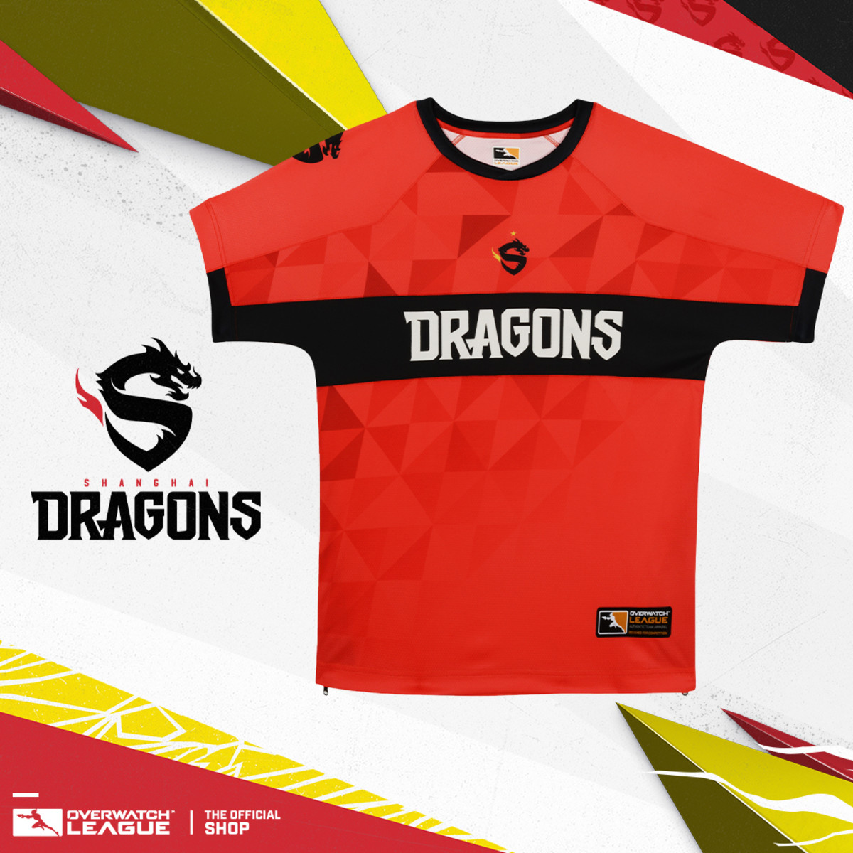 Shanghai Dragons jersey