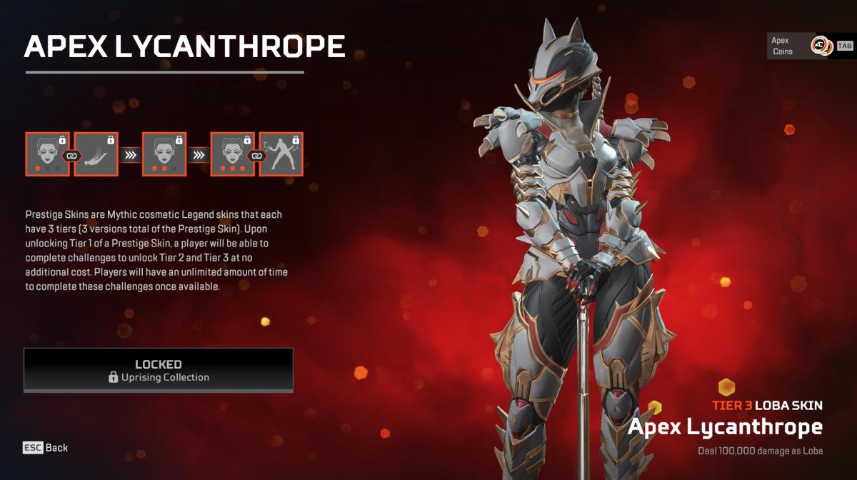 Apex Legends Uprising Collection Event Guide: Every Cosmetic, Loba Prestige  Skin & More - Esports Illustrated