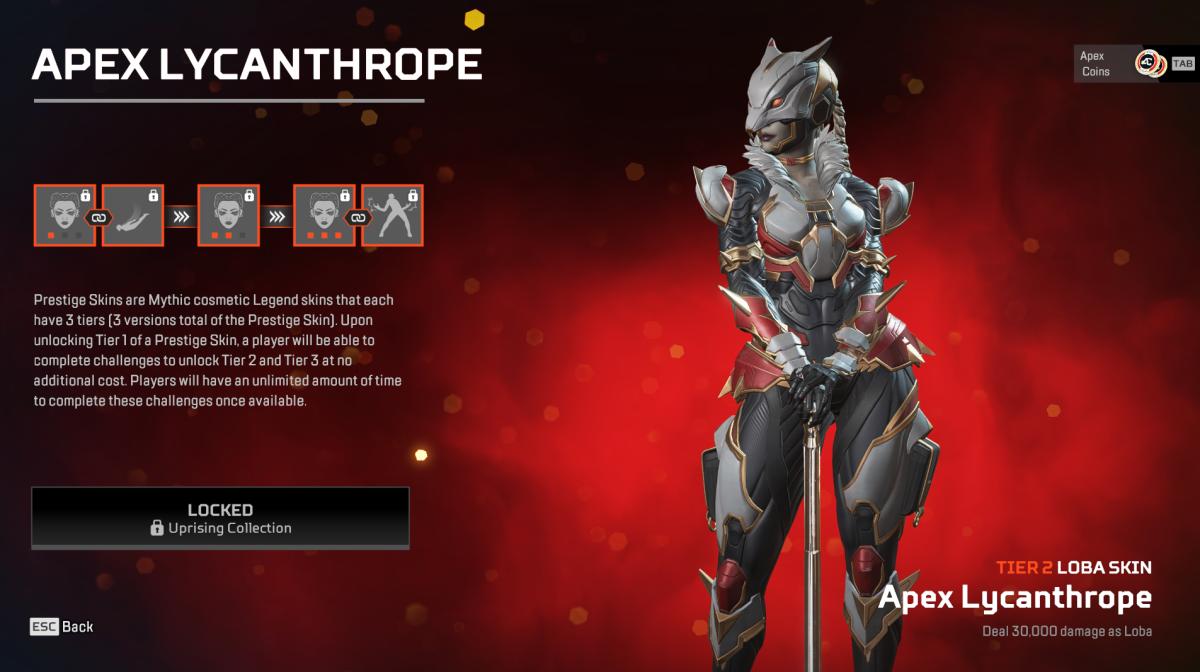 Apex Legends Uprising Collection Event Guide: Every Cosmetic, Loba Prestige  Skin & More - Esports Illustrated