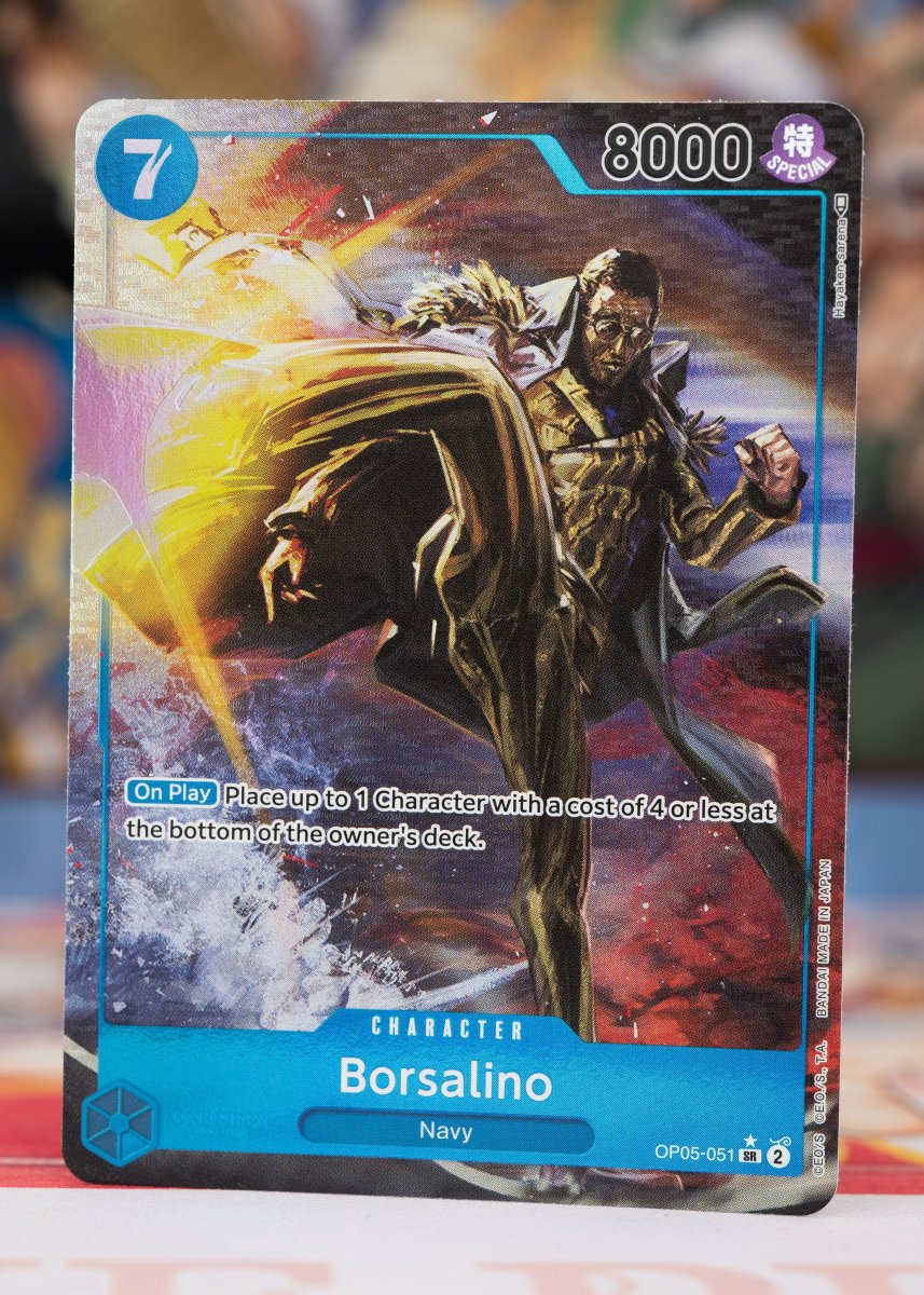 Borsalino card in One Piece Card Game