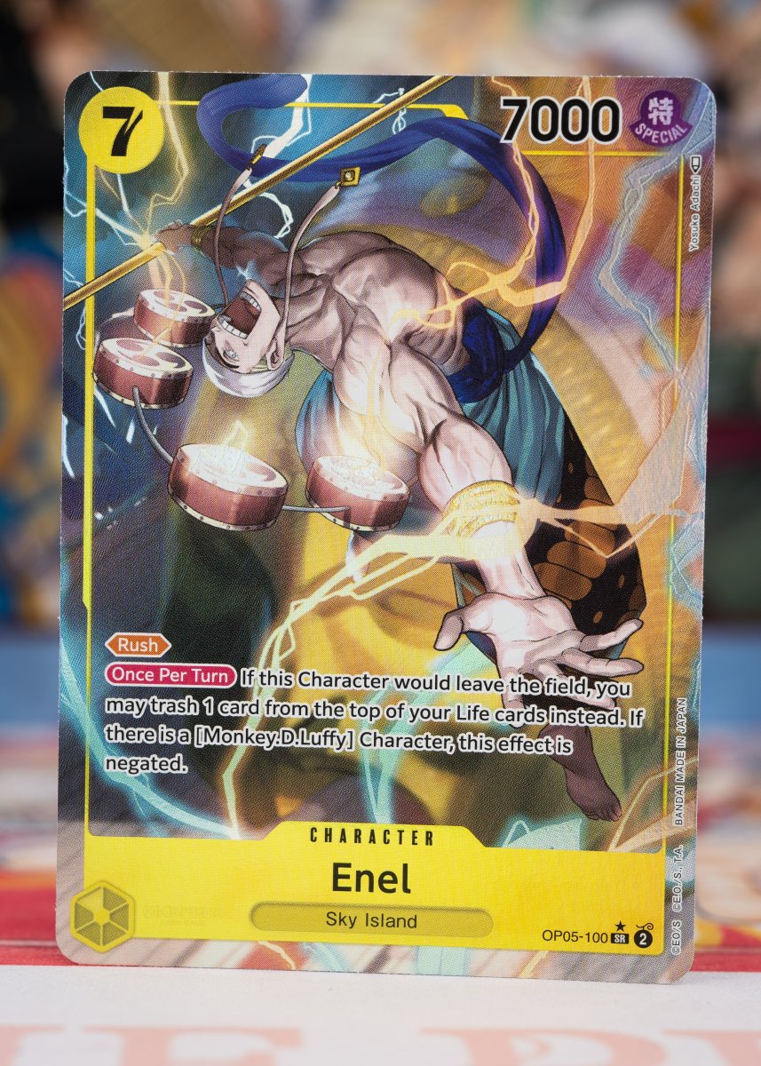Enel card from One Piece Card Game