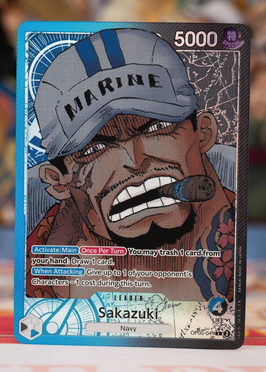 Sakazuki in One Piece Card Game