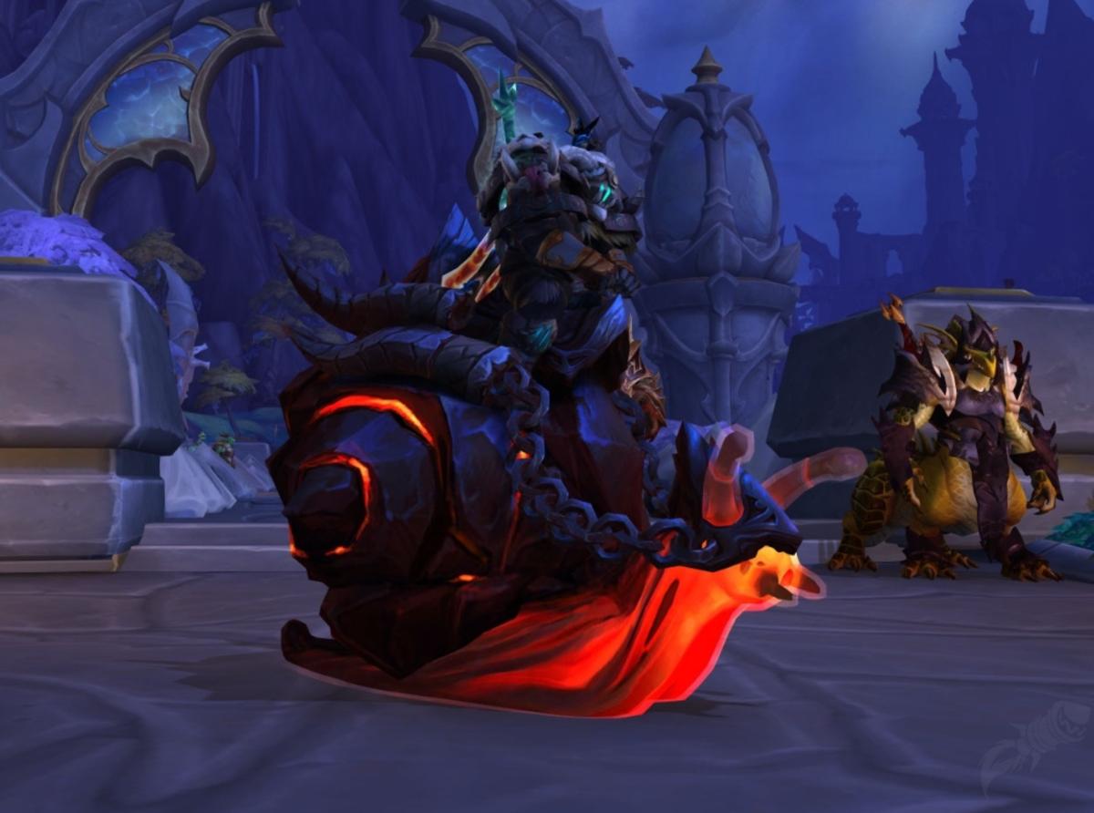 The rare Shellack mount in World of Warcraft: Dragonflight.