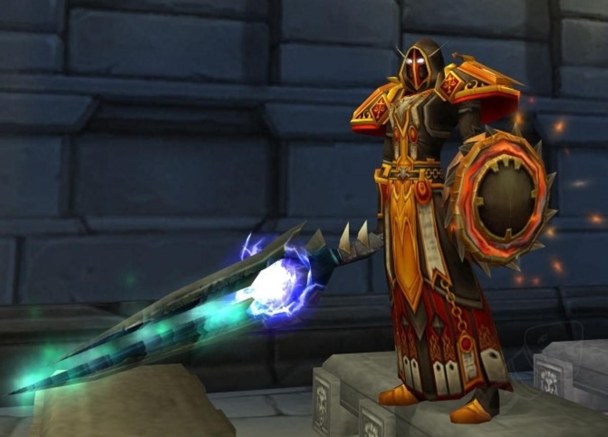 Paladin Tier 2 Judgement Armor transmog set in World of Warcraft.