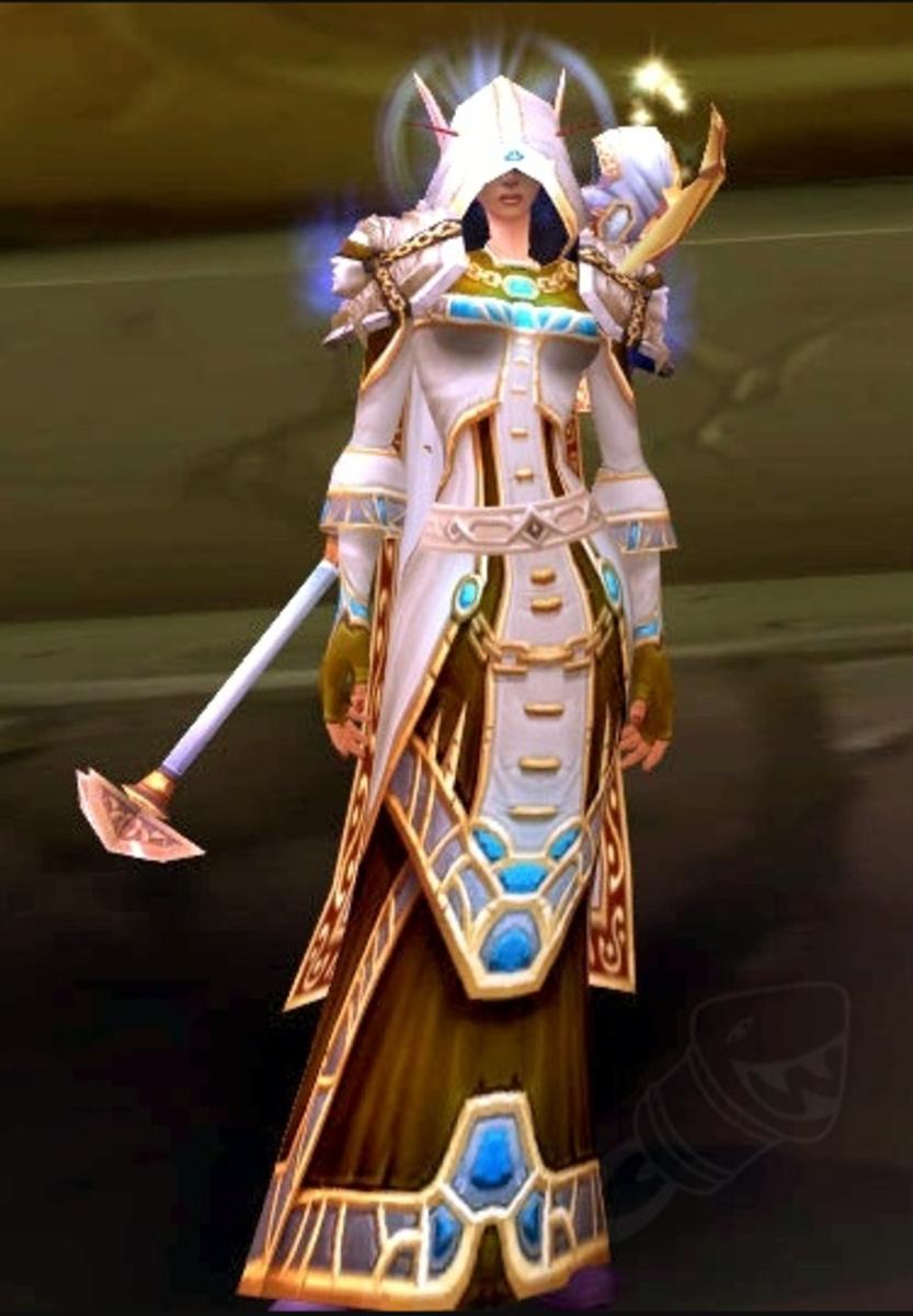 Absolution Regalia (recolor) transmog armor in World of Warcraft.