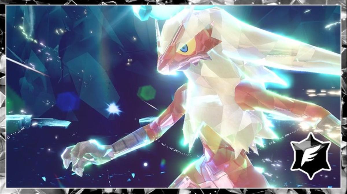 Flying-tera type, 7-Star, Mightest Mark Blaziken in Pokémon Violet and Scarlet.