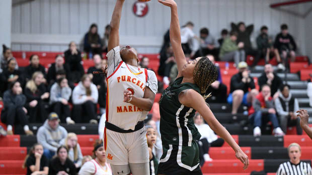 Purcell Marian vs Laurel girls basketball Jeff Harwelll23