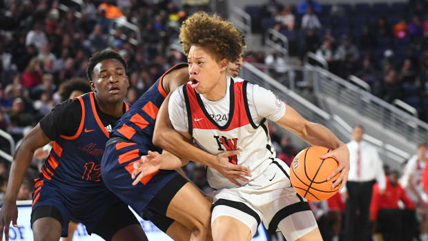 Harvard-Westlake vs. Roosevelt in the CIF Southern Section Open Division boys basketball final at Cal Baptist University on Friday, Feb. 23, 2024.