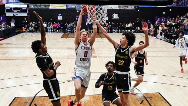 Central Catholic Roosevelt 6A Oregon boys basketball final 2024 Naji Saker-256