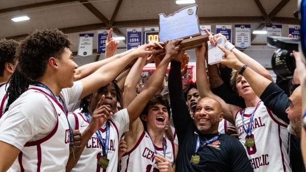 Central Catholic Roosevelt 6A Oregon boys basketball final 2024 Naji Saker-307