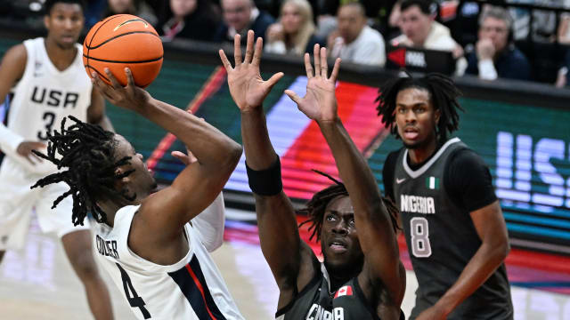 Nike Hoop Summit men's game April 8 2023 Leon Neuschwander 23