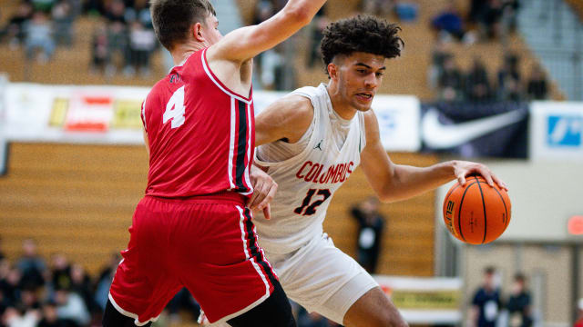 Columbus Harvard Westlake boys basketball Les Schwab Invitational December 30 2023 Naji Saker 2 -Southridge Harvard Westlake boys basketball Les Schwab Invitational postgame December 2023 Naji Saker-297