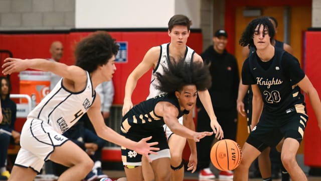 Notre Dame Sherman Oaks vs Crean Lutheran State Preview Classic January 20, 2024 Photo-Heston Quan 78