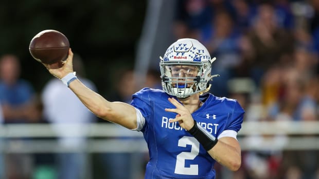 Rockhurst 2024 quarterback Ethan Hansen