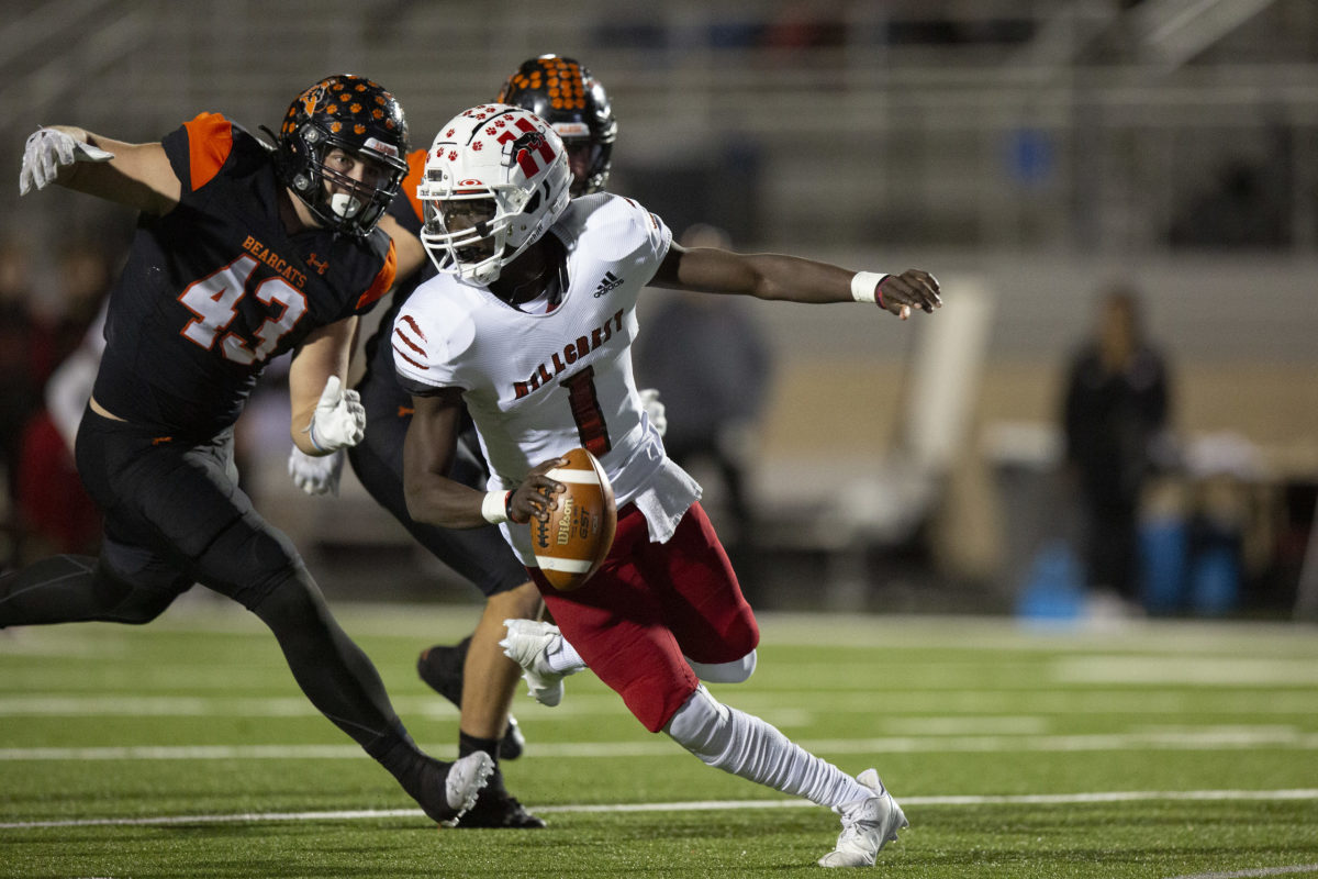 Photos: Brayden Fowler-Nicolosi leads Aledo to 77-0 5A bi-district ...