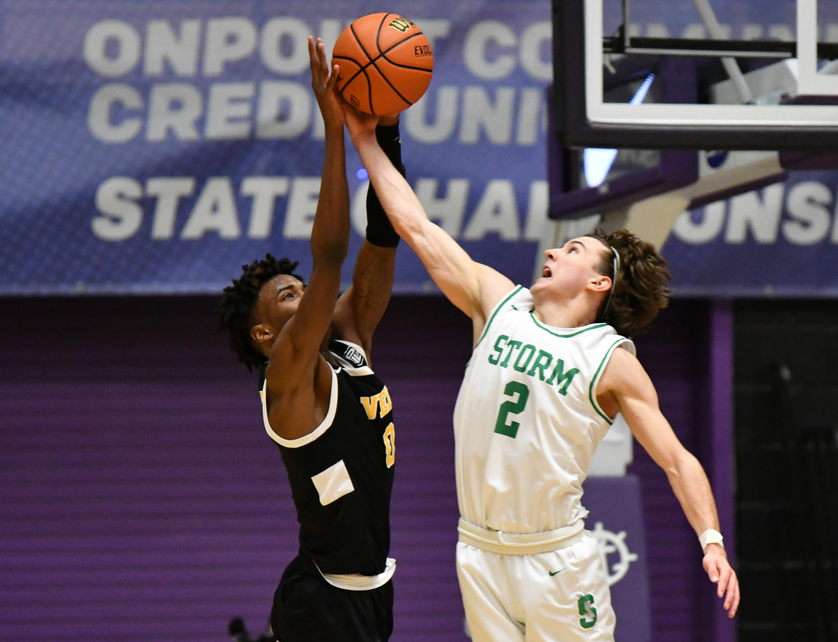 Roosevelt Summit boys basketball Taylor Balkom 37