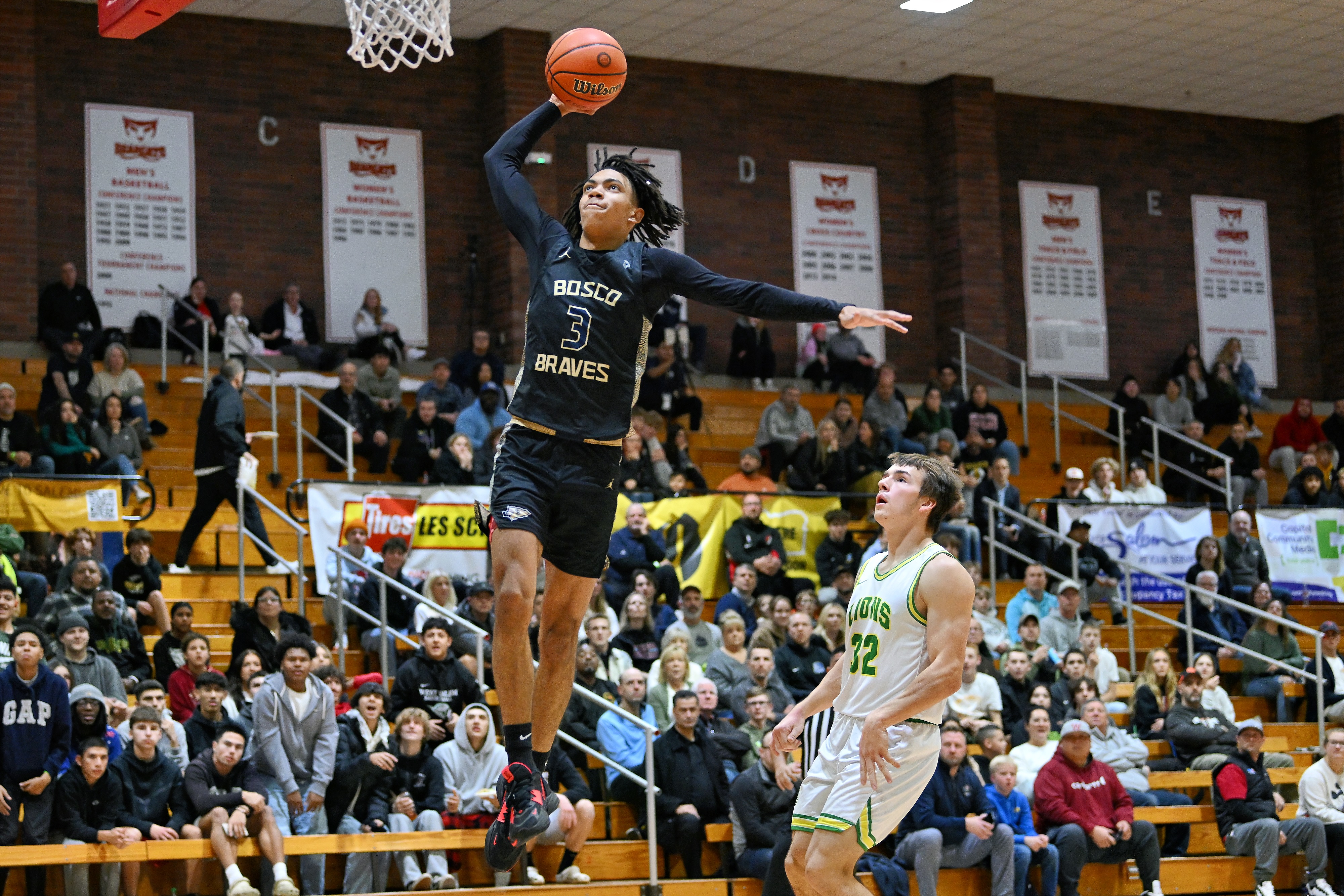 West Linn St. John Bosco boys basketball Oregon Capitol City Classic final Leon Neuschwander 5